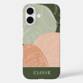 Wüste & Wald Boho Tropical Monstera Leaf Case-Mate iPhone Hülle (Rückseite)
