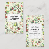 Wüste Wasserfarbe Botanische Natur Bohemisch Visitenkarte (Vorne/Hinten)