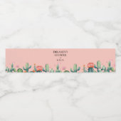 Wüste Water Baby Dusche Wasserflaschenetikett (Einzelnes Label)