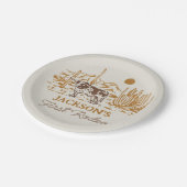 Wüste Western Cowboy Birthday Paper Teller (Schrägansicht)