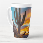 Wüste Wild Pigs Javalina Arizona Milchtasse (Linke Ecke)