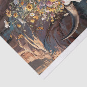 Wüste Wildblume Skull, Südwestthema Seidenpapier (Ausschnitt)