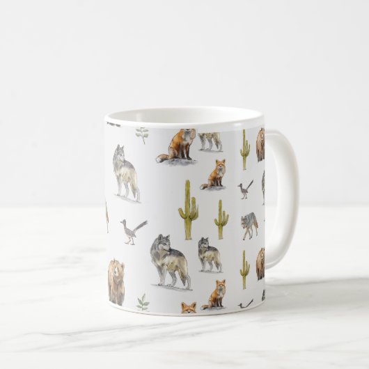 Wüste Wildlife Tasse (VorderseiteRechts)