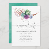 Wüste-Wüste-Anhänger Einladung (Vorne/Hinten)