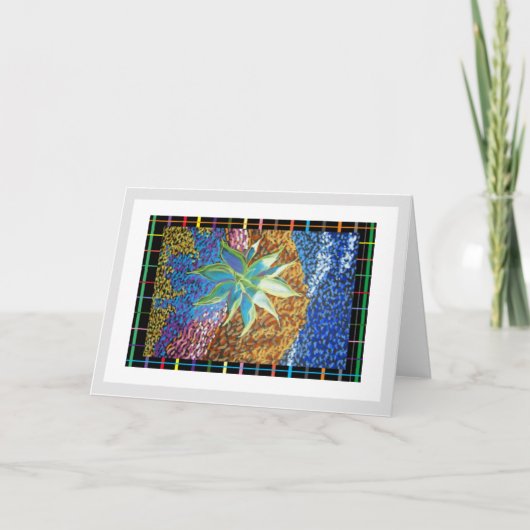 "Wüste Yucca" von Bruce Tunis Karte (Vorderseite)