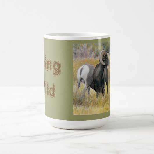 Wüstebighorns-feine Kunst-Tasse Kaffeetasse (Mittel)