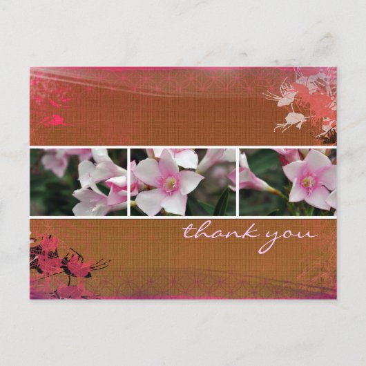 WüsteBotanicals Postkarte - braun (Vorderseite)