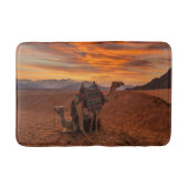 Wüsten | Bactrian Camel Egypt Sand Dune Badematte (Vorderseite)