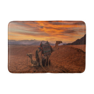 Wüsten   Bactrian Camel Egypt Sand Dune Badematte