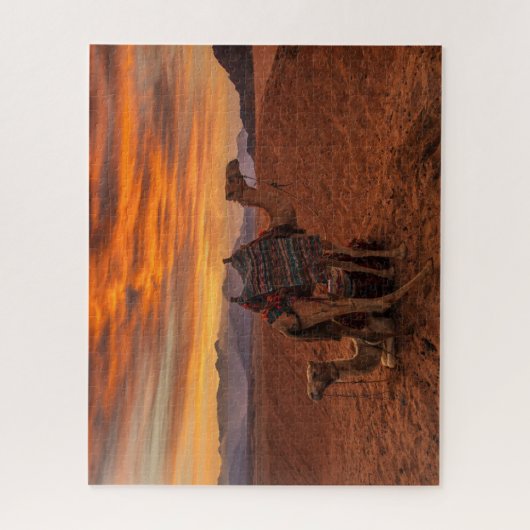 Wüsten | Bactrian Camel Egypt Sand Dune Puzzle (Vertikal)