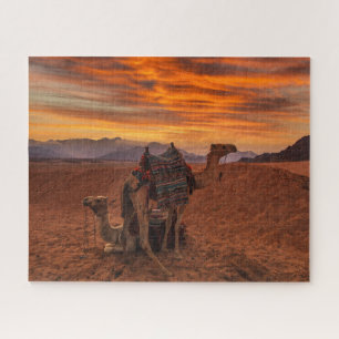 Wüsten   Bactrian Camel Egypt Sand Dune Puzzle