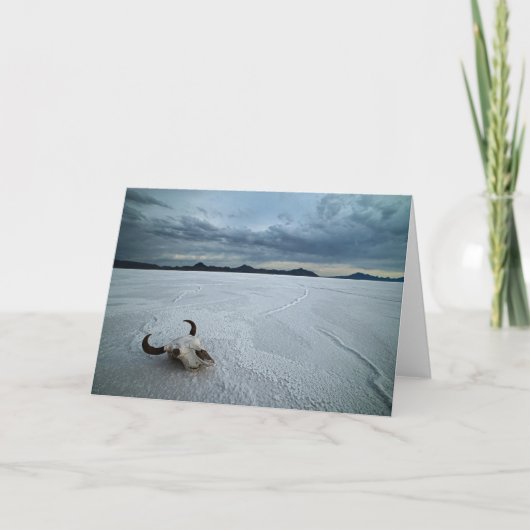 Wüsten | Bonneville Salt Flats Utah Karte (Vorderseite)