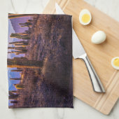 Wüsten | Cactus Landscape Argentinien Geschirrtuch (Viertel Falte)