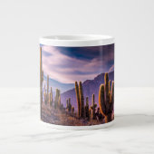 Wüsten | Cactus Landscape Argentinien Jumbo-Tasse (Vorderseite)