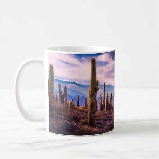 Wüsten | Cactus Landscape Argentinien Kaffeetasse (Links)