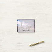 Wüsten | Cactus Landscape Argentinien Post-it Klebezettel (Auf Schreibtisch)