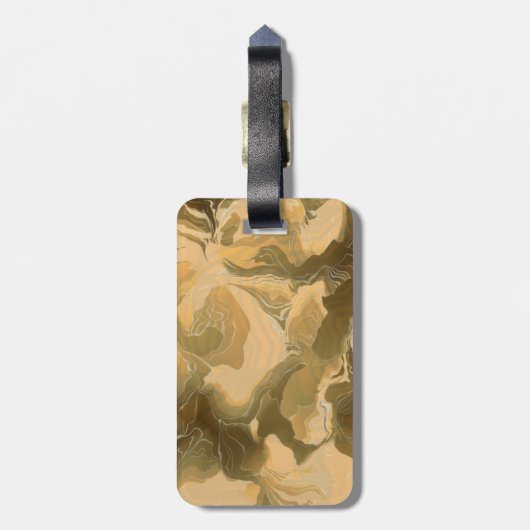 Wüsten-Camouflage-Entwurf Gepäckanhänger (Rückseite vertikal)