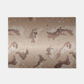 Wüsten-Camouflage-Tarnungs-Muster Fußmatte (Vorderseite)