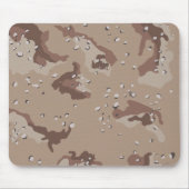 Wüsten-Camouflage-Tarnungs-Muster Mousepad (Vorne)