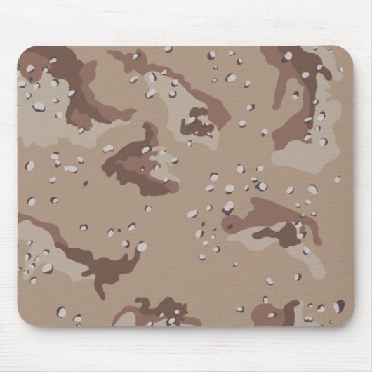 Wüsten-Camouflage-Tarnungs-Muster Mousepad (Vorne)