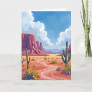Wüsten-Canyon   Kaktus Natur Landschaft Karte