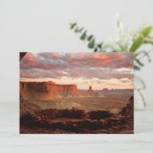 Wüsten | Canyonlands National Park Utah Dankeskarte (Stehend Vorderseite)