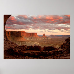Wüsten   Canyonlands National Park Utah Poster