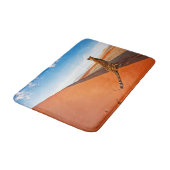 Wüsten | Cheetah Savannah Wüste Badematte (Schrägansicht)