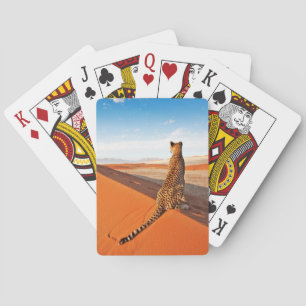 Wüsten   Cheetah Savannah Wüste Spielkarten