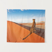 Wüsten | Cheetah Savannah Wüste Wandteppich (Vorderseite (Horizontal))