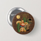 Wüsten-Cowboy Button (Vorne & Hinten)