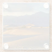 Wüsten-Dämmerung Glasuntersetzer (Rückseite)