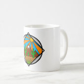 Wüsten-Design-Tasse Kaffeetasse (VorderseiteRechts)
