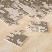 Wüsten-Digital-Tarnungs-Rotwild-Camouflage-Muster Puzzle (Seite)