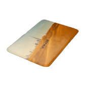 Wüsten | Dubais Skyline-Ansicht mit Kameln Badematte (Schrägansicht)