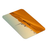 Wüsten | Dubais Skyline-Ansicht mit Kameln Magnet (Rechte Seite)