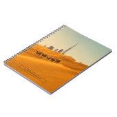 Wüsten | Dubais Skyline-Ansicht mit Kameln Notizblock (Linke Seite)