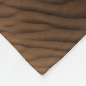 Wüsten | Dubais Skyline View von Sand Dune Fleecedecke (Ecke)