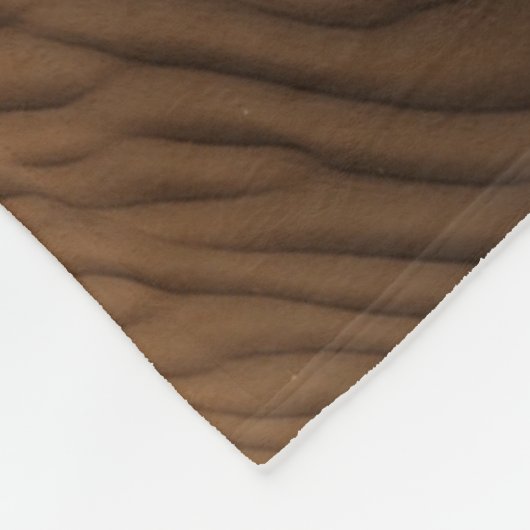 Wüsten | Dubais Skyline View von Sand Dune Fleecedecke (Ecke)