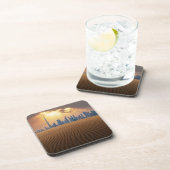 Wüsten | Dubais Skyline View von Sand Dune Getränkeuntersetzer (Rechte Seite)