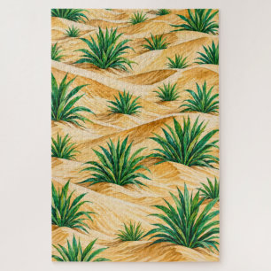 Wüsten-Dünen-Agave-Muster Puzzle