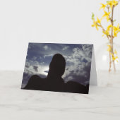 Wüsten-Felsen-Silhouette: Bogen-Nationalpark-Foto Karte (Gelbe Blume)