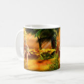 Wüsten-Flammen-Tasse Kaffeetasse (Vorderseite Links)