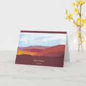 Wüsten-Friedensgruß-Karte Karte (Gelbe Blume)