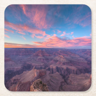 Wüsten   Hopi Point Grand Canyon Arizona Rechteckiger Pappuntersetzer