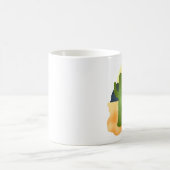 Wüsten-Kaktus Kaffeetasse (Mittel)