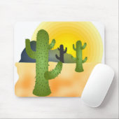 Wüsten-Kaktus Mousepad (Mit Mouse)