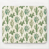 Wüsten-Kaktus-Muster SüdwestGeo-Schritt-| Mousepad (Vorne)