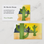Wüsten-Kaktus Visitenkarte (Vorne/Hinten)
