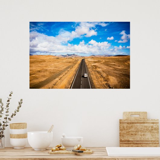 Wüsten | Kanarische Inseln, Spanien Poster (Küche)